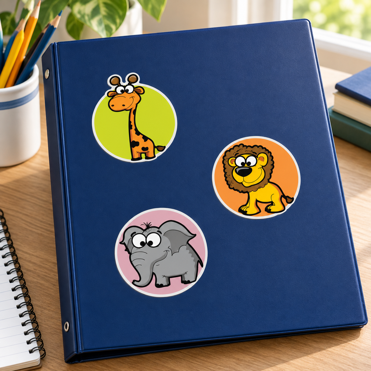 Application example — Cute Animal Sticker Pack – 25 Designs