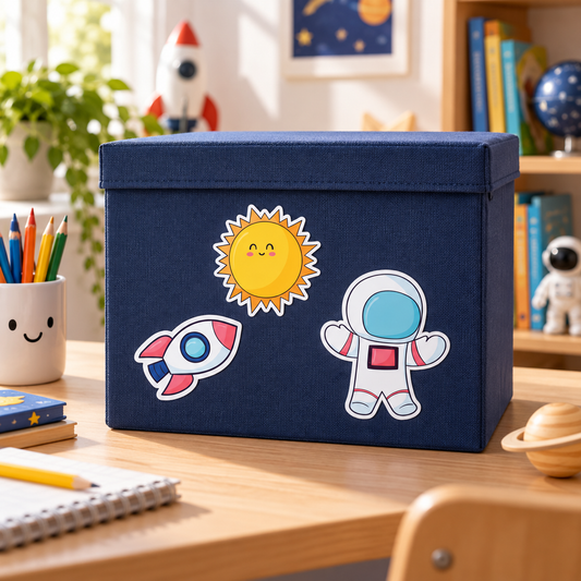 Application example — Space Adventure Sticker Pack — 18x18 in
