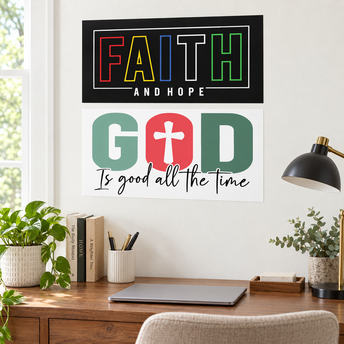 Application example — Faith &amp; Inspiration Sticker Set – 2 Designs (18×11 inches)