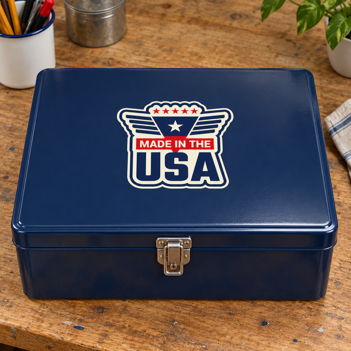 Application example — 🇺🇸 Made in USA Sticker Collection – 9 Designs (18×18 inches)