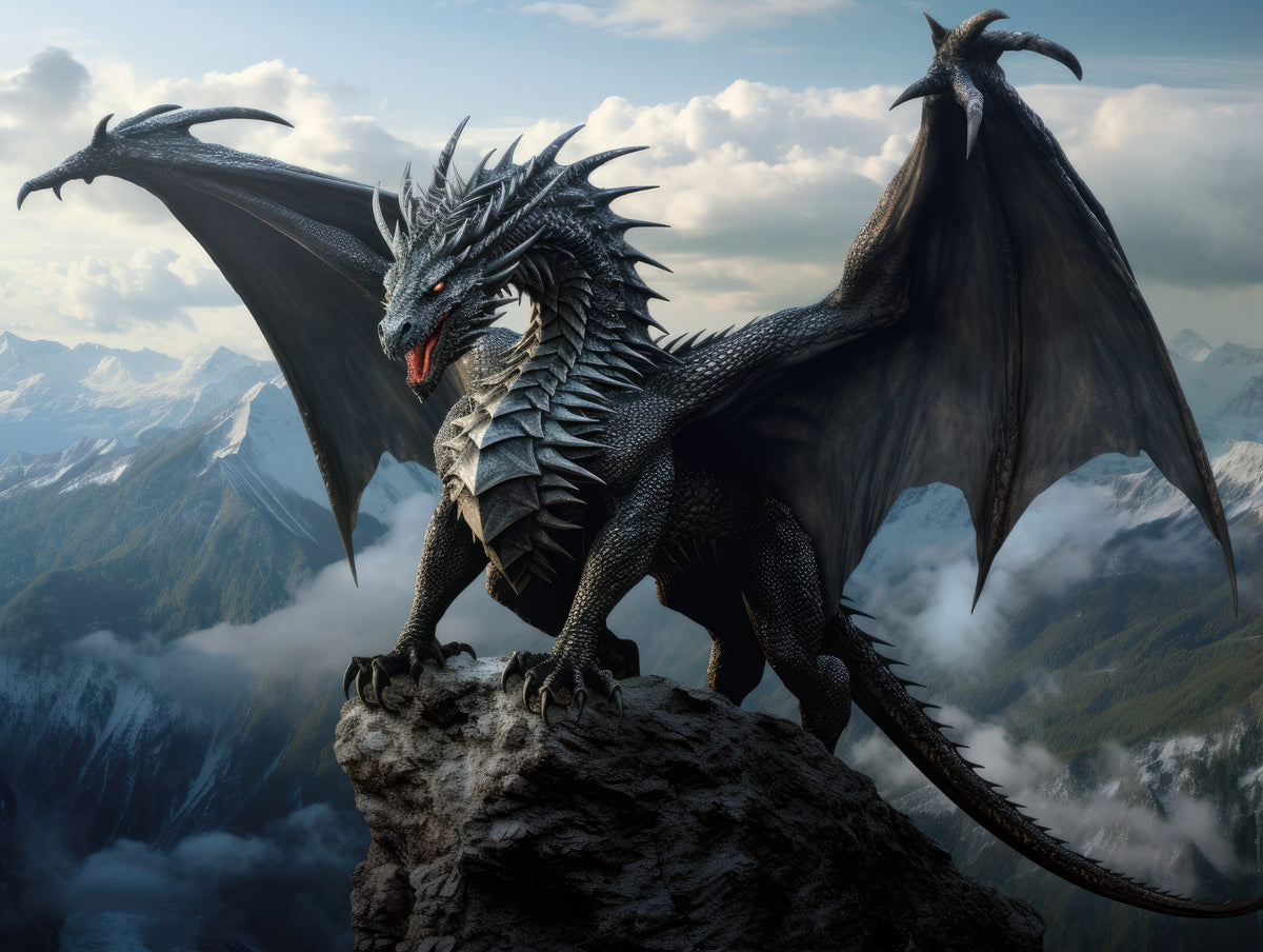 Mountain King dragon artwork