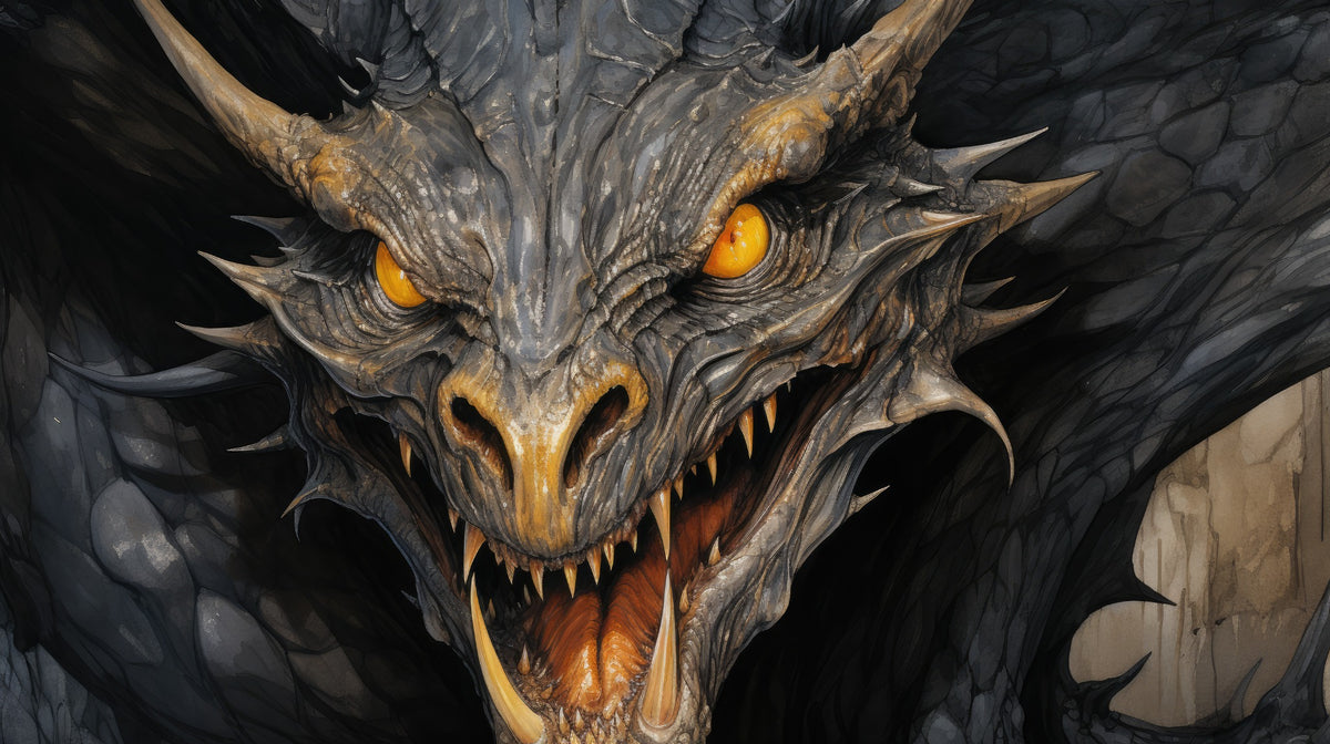 Obsidian Gaze dragon artwork