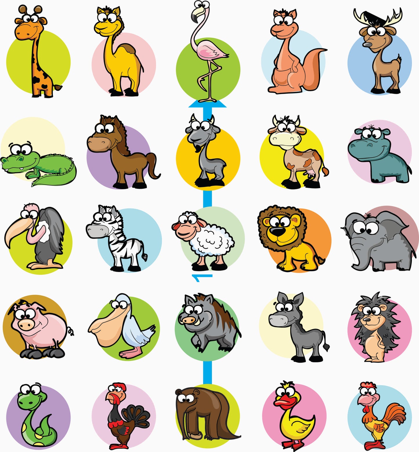 Cute Animal Sticker Pack – 25 Designs