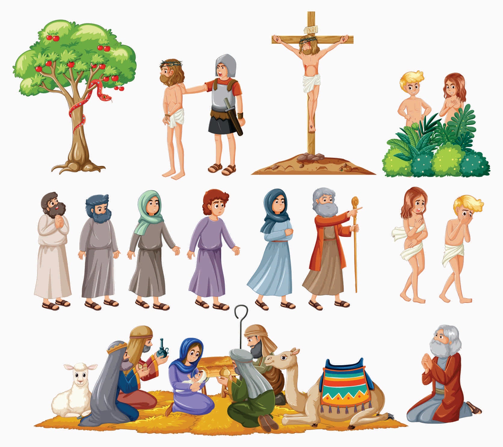 Bible Story Sticker (18×16 in)