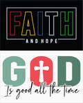Faith &amp; Inspiration Sticker Set – 2 Designs (18×11 inches)
