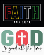 Faith &amp; Inspiration Sticker Set – 2 Designs (18×11 inches)
