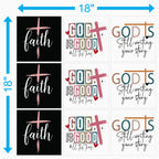 Faith Sticker Set – 9 Individual Designs (3 Styles)