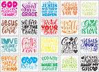 Christian vinyl sticker 18×13 inch