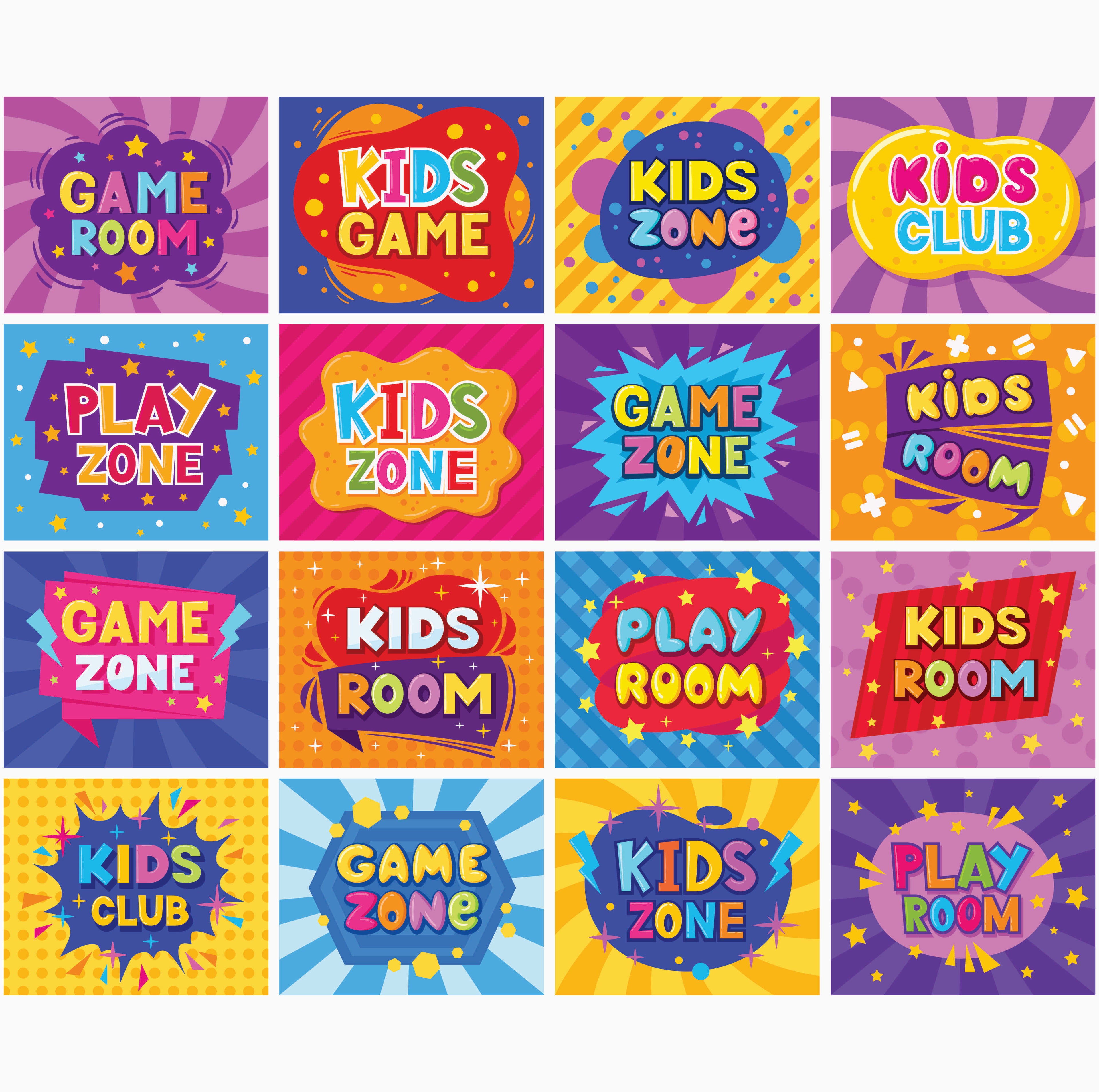 Kids Room Signs Collection